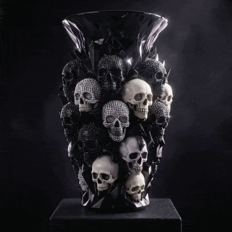 The Bone Blossom Vase